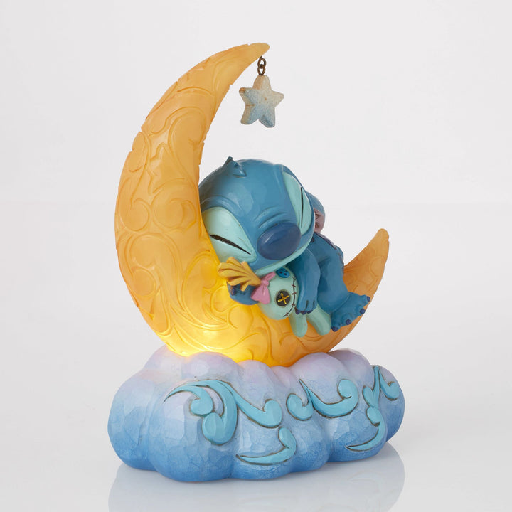 Disney Traditions | Stitch & Scrump on LED Moon | Figurine