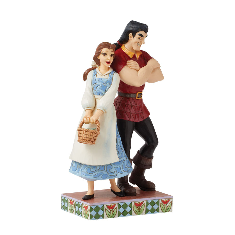 Disney Traditions | Gaston vs Belle Good vs Evil | Figurine