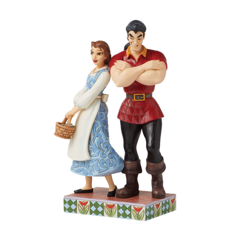 Disney Traditions | Gaston vs Belle Good vs Evil | Figurine