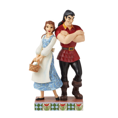 Disney Traditions | Gaston vs Belle Good vs Evil | Figurine