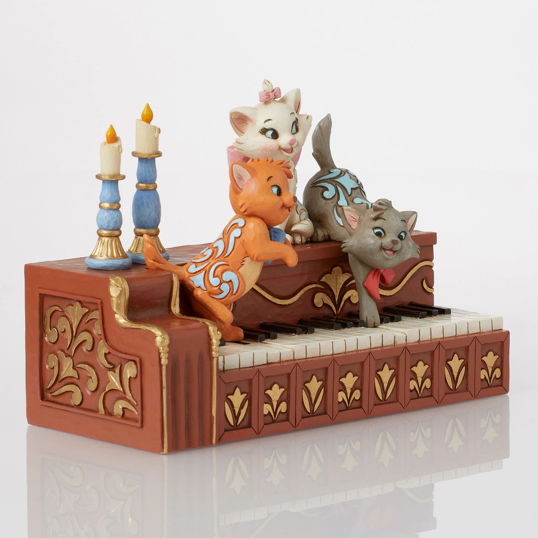 Disney Traditions | Aristocats Kittens Piano | Figurine