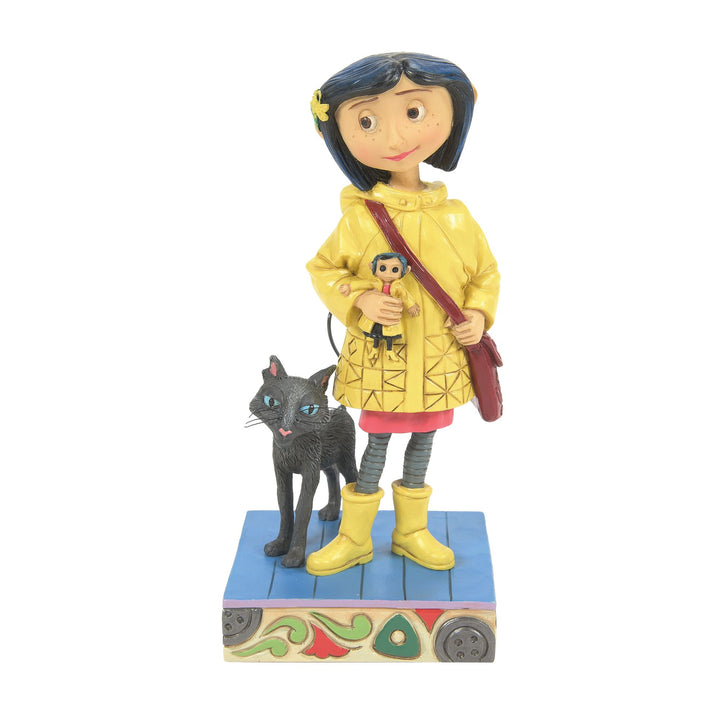 Coraline by Jim Shore | Coraline in Yellow Raincoat | Figurine