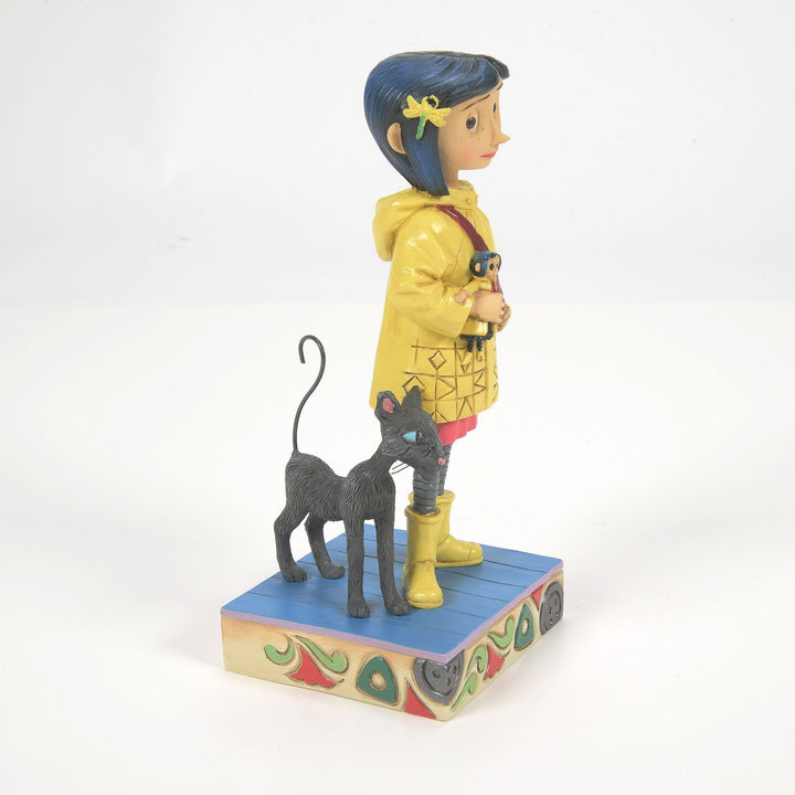 Coraline by Jim Shore | Coraline in Yellow Raincoat | Figurine