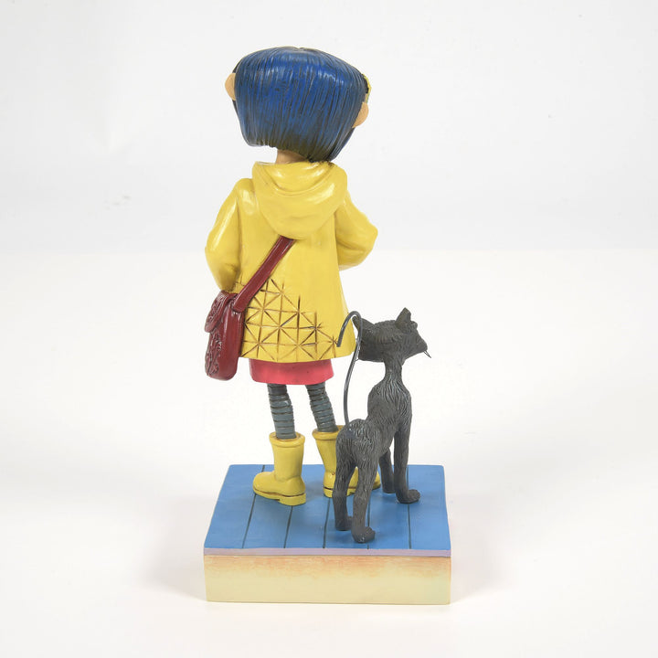 Coraline by Jim Shore | Coraline in Yellow Raincoat | Figurine