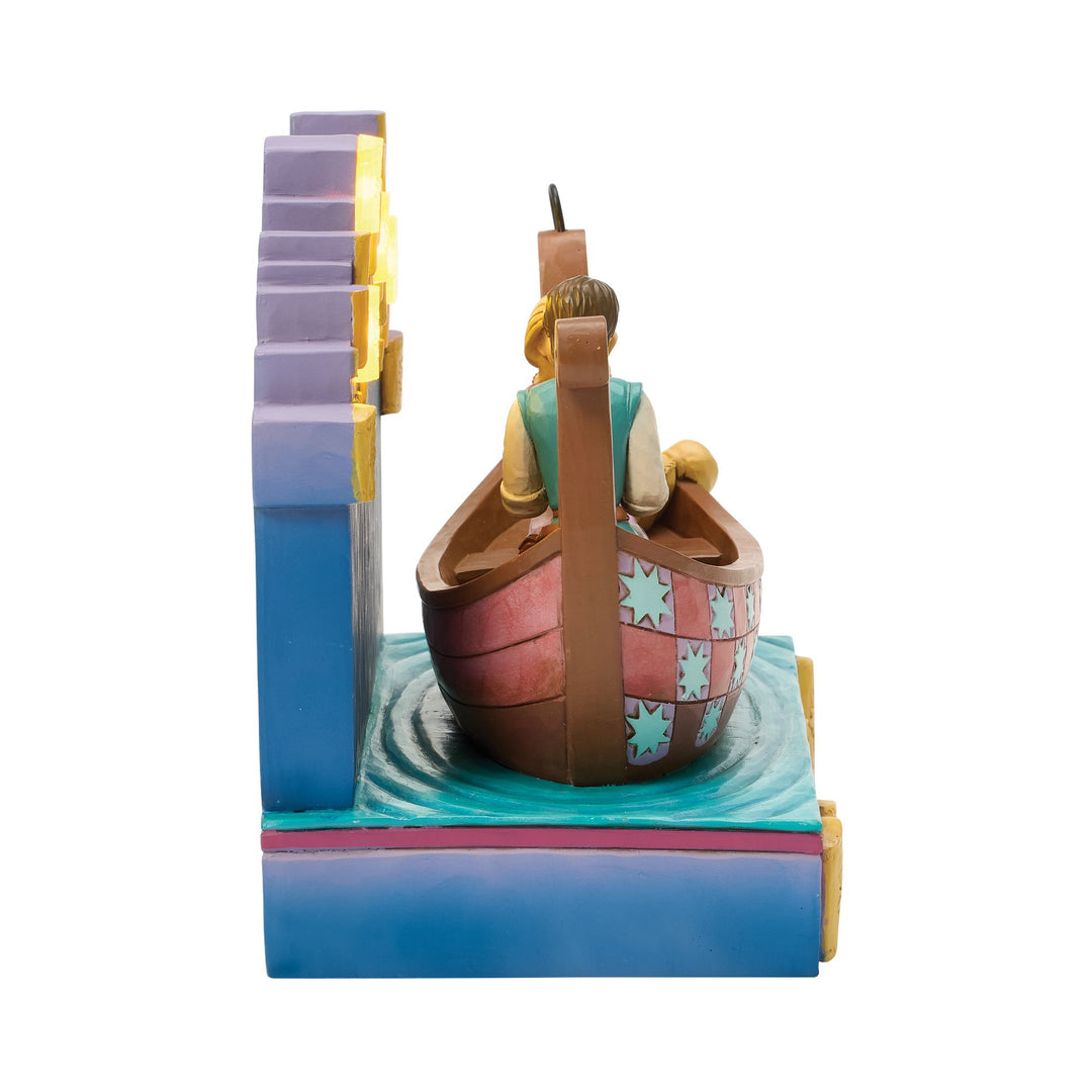 Disney Traditions | Tangled Boat with LED Lanterns | Figurine