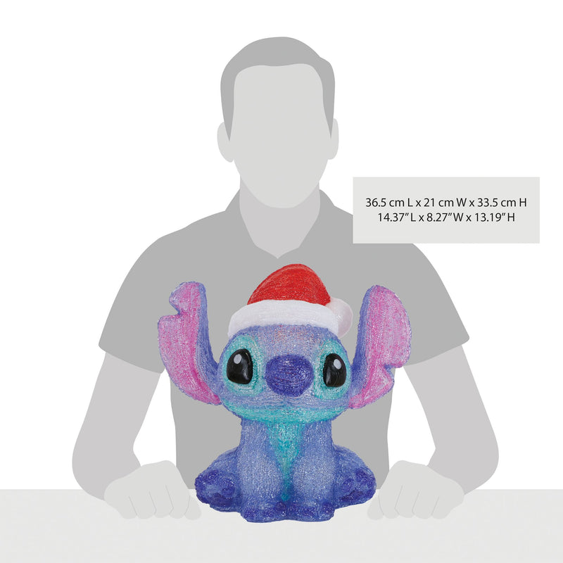 Disney | Stitch Acrylic Lit Statue Med | Figurine