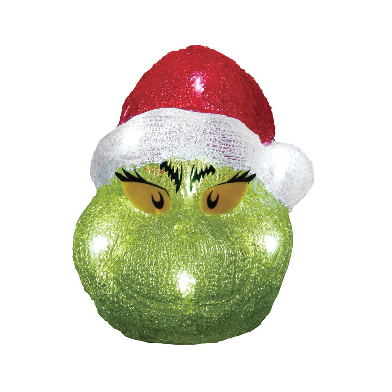 Grinch | Grinch Head 8" Lit Fig | Figurine