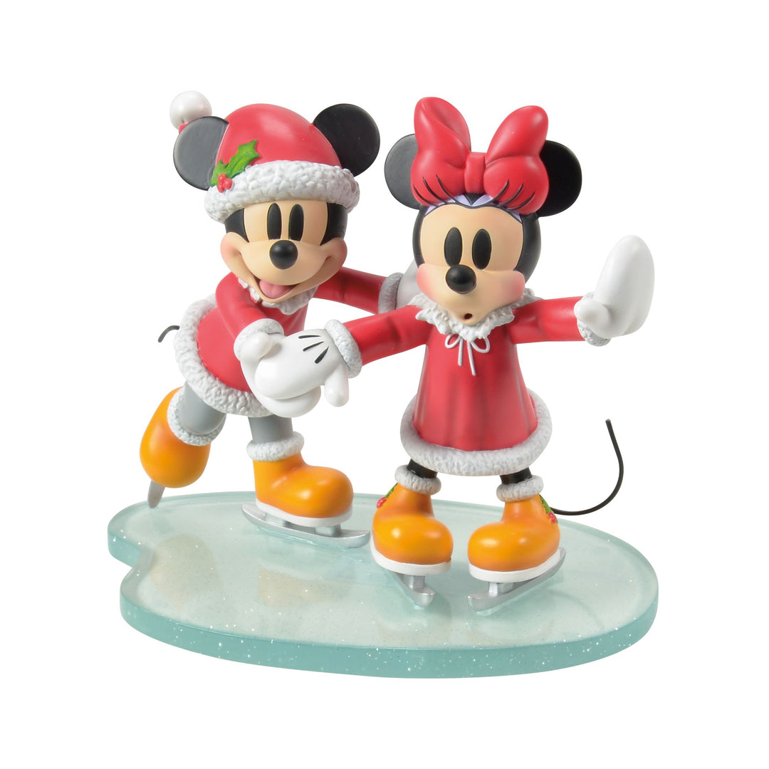 Disney Showcase | Mickey & Minnie Skating | Figurine