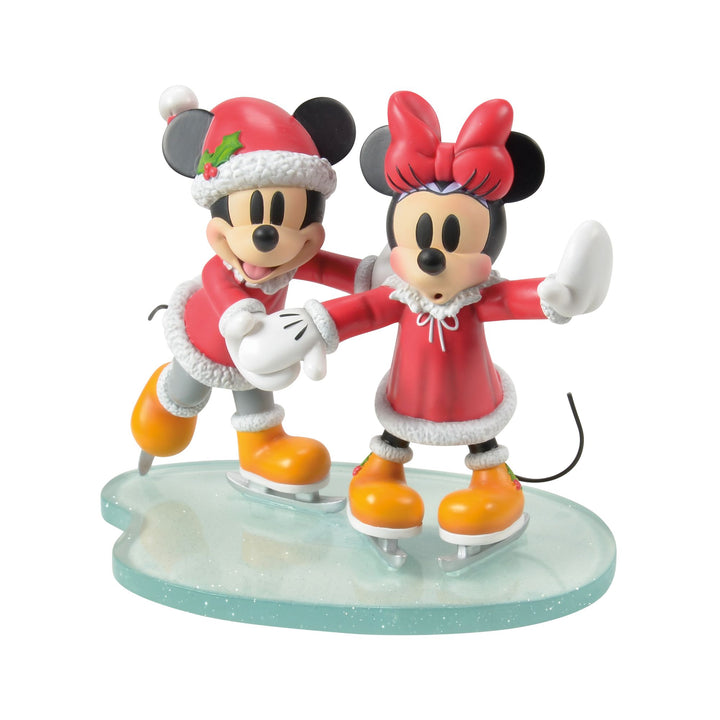 Disney Showcase | Mickey & Minnie Skating | Figurine