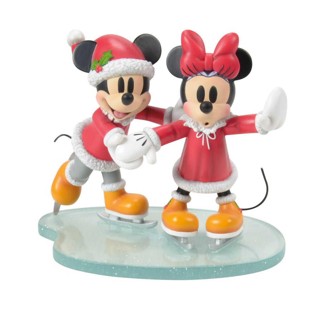 Disney Showcase | Mickey & Minnie Skating | Figurine