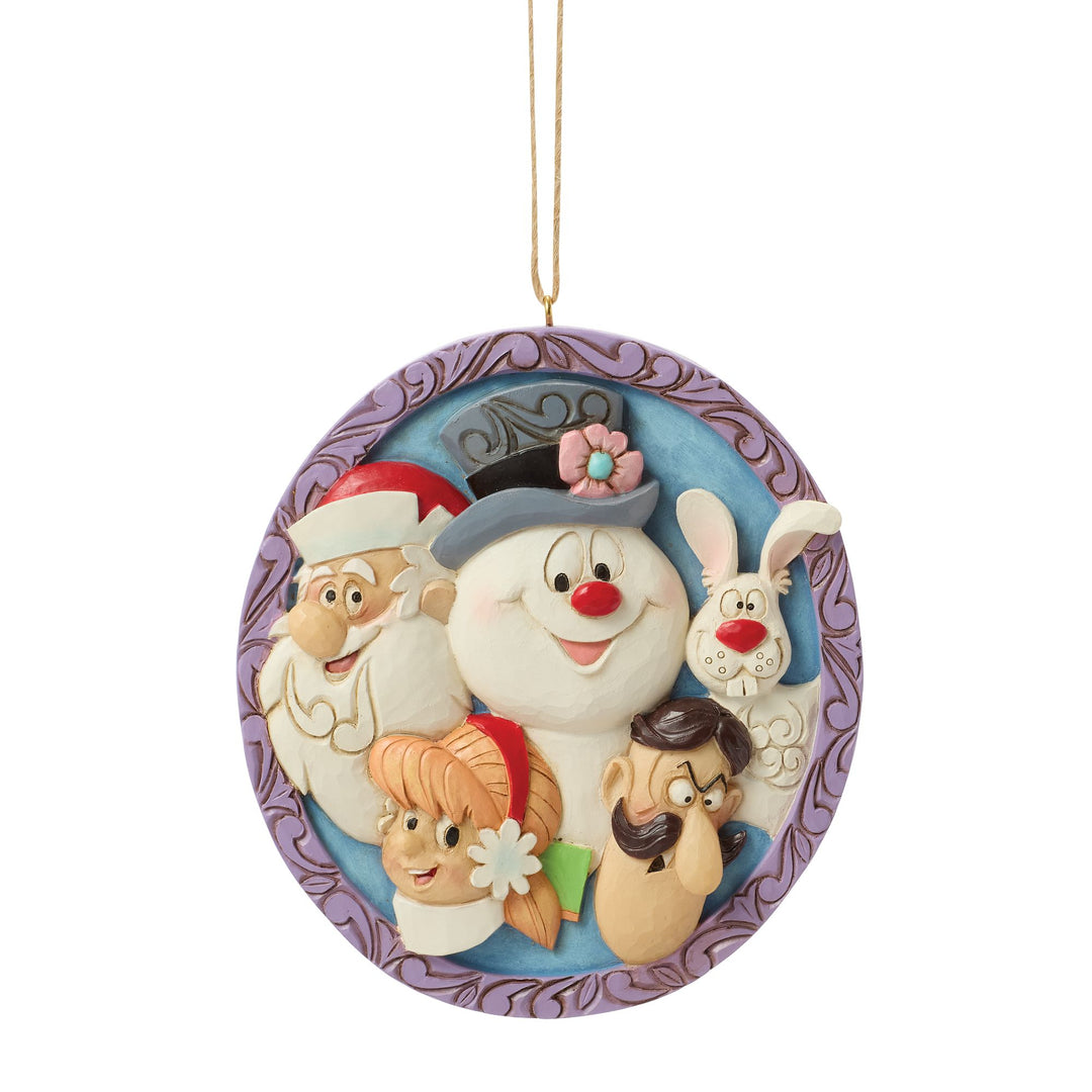 Frosty the Snowman by Jim Shore | Frosty and Characters Ornament | Hanging Ornament