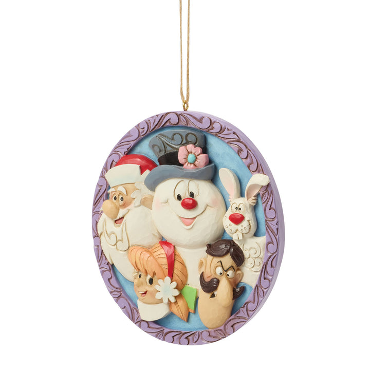 Frosty the Snowman by Jim Shore | Frosty and Characters Ornament | Hanging Ornament