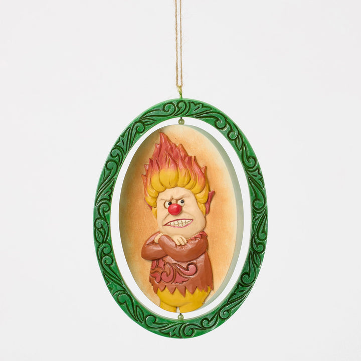 Year wout Santa by Jim Shore | Two-Sided Miser Brothers Orn | Hanging Ornament