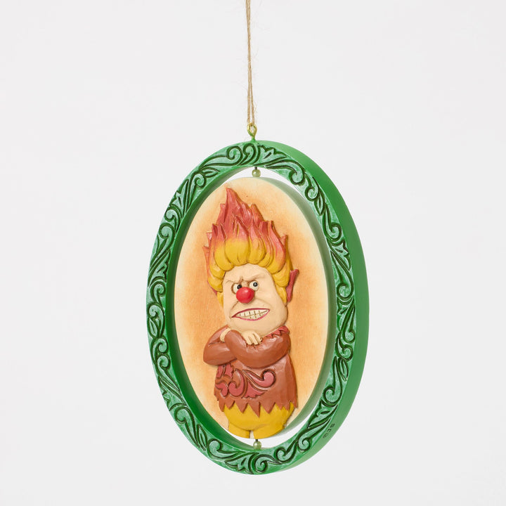 Year wout Santa by Jim Shore | Two-Sided Miser Brothers Orn | Hanging Ornament