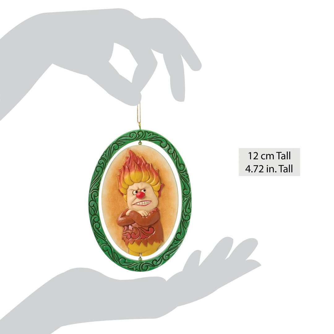 Year wout Santa by Jim Shore | Two-Sided Miser Brothers Orn | Hanging Ornament