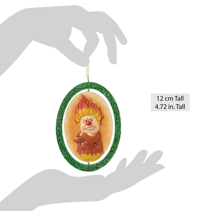 Year wout Santa by Jim Shore | Two-Sided Miser Brothers Orn | Hanging Ornament