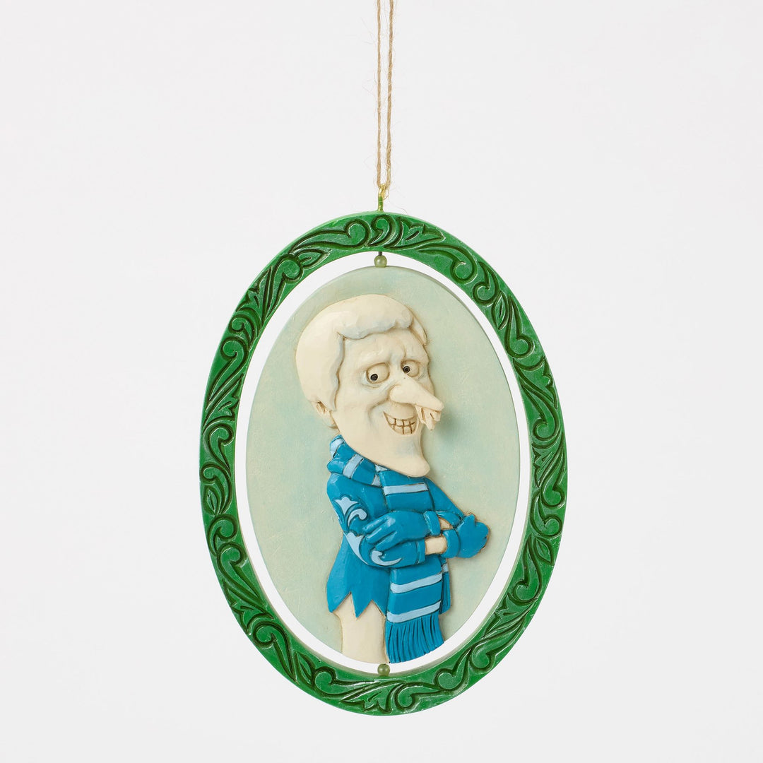 Year wout Santa by Jim Shore | Two-Sided Miser Brothers Orn | Hanging Ornament