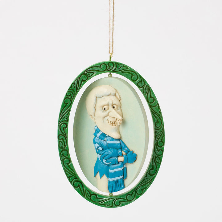 Year wout Santa by Jim Shore | Two-Sided Miser Brothers Orn | Hanging Ornament