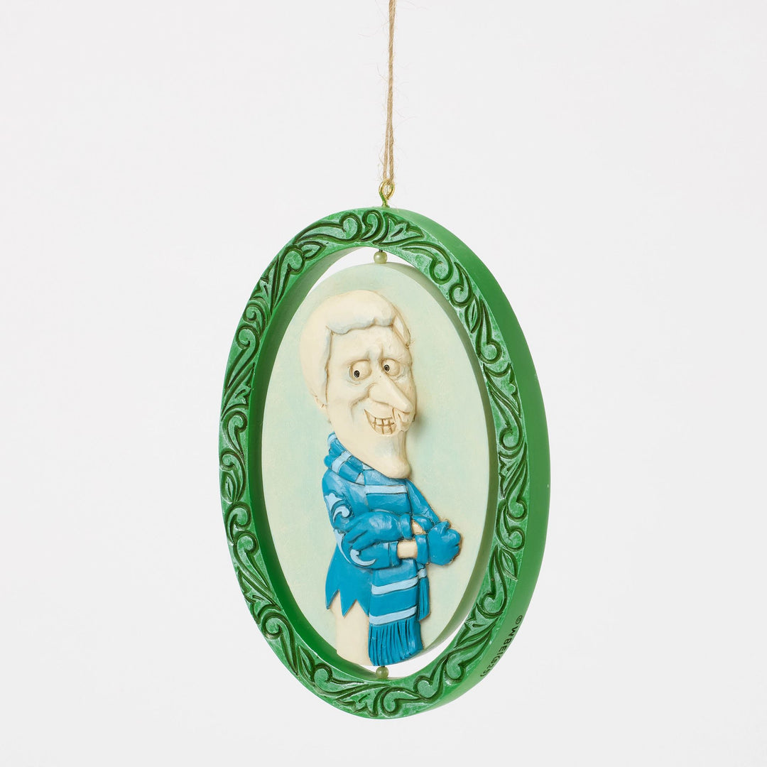 Year wout Santa by Jim Shore | Two-Sided Miser Brothers Orn | Hanging Ornament