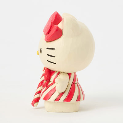 Sanrio by Jim Shore | Hello Kitty Candy Cane Mini | Figurine