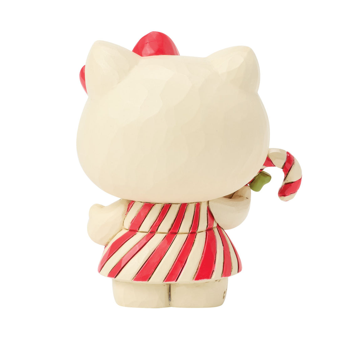 Sanrio by Jim Shore | Hello Kitty Candy Cane Mini | Figurine