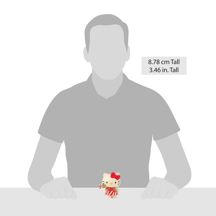 Sanrio by Jim Shore | Hello Kitty Candy Cane Mini | Figurine