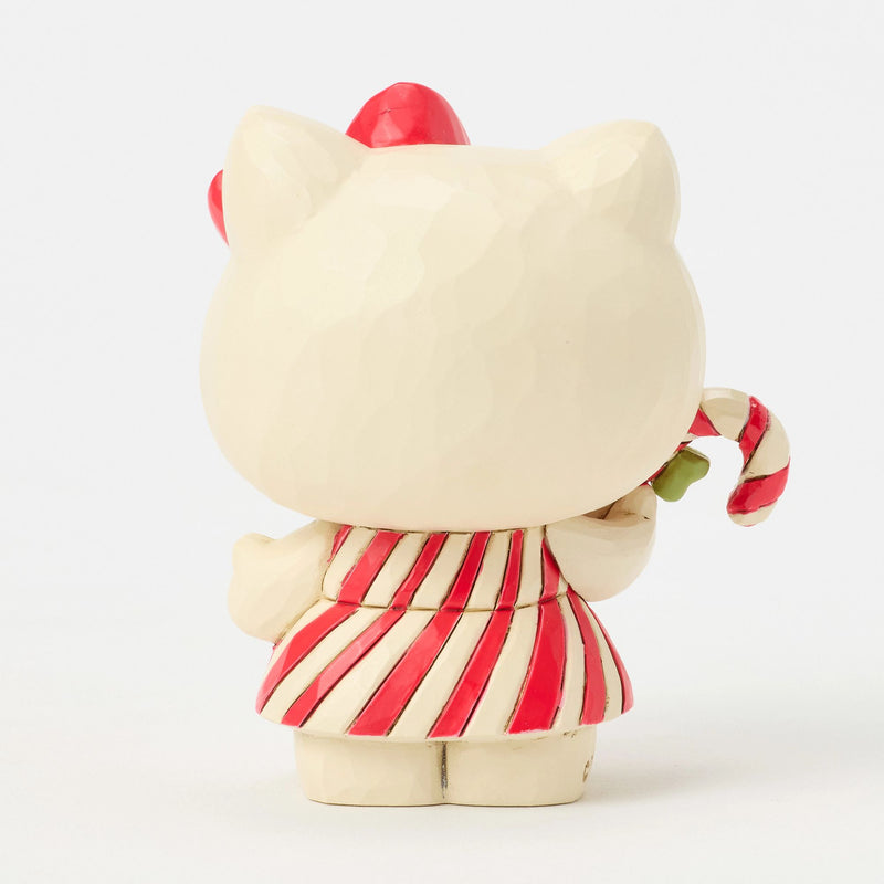 Sanrio by Jim Shore | Hello Kitty Candy Cane Mini | Figurine