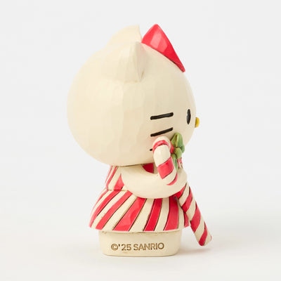 Sanrio by Jim Shore | Hello Kitty Candy Cane Mini | Figurine