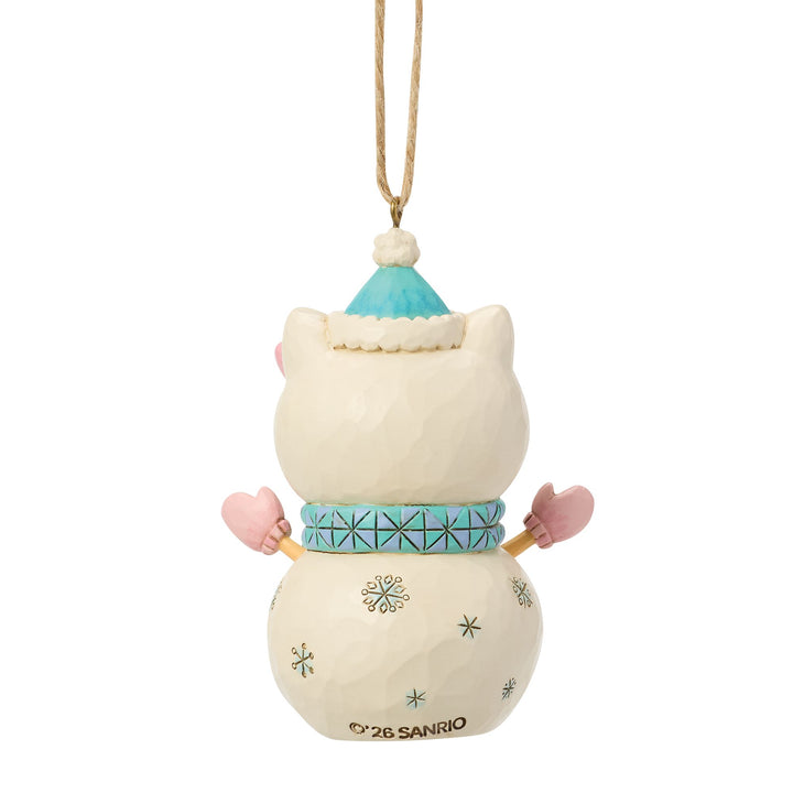 Sanrio by Jim Shore | Hello Kitty Snowman Orn | Hanging Ornament