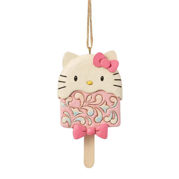 Sanrio by Jim Shore | Hello Kitty Popsicle Orn | Hanging Ornament