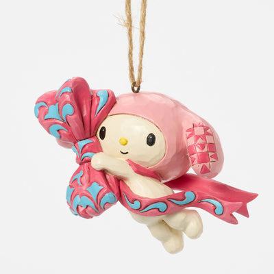 Sanrio by Jim Shore | My Melody Pink Bow Orn | Hanging Ornament