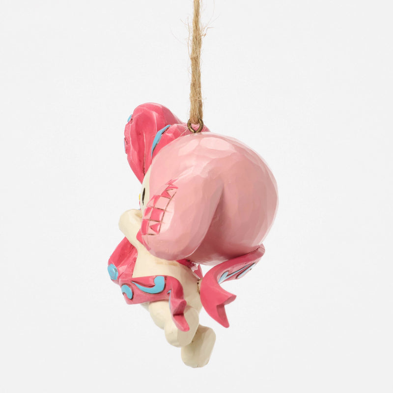 Sanrio by Jim Shore | My Melody Pink Bow Orn | Hanging Ornament