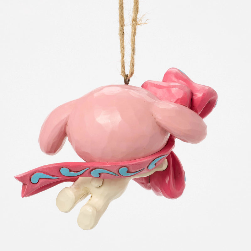 Sanrio by Jim Shore | My Melody Pink Bow Orn | Hanging Ornament