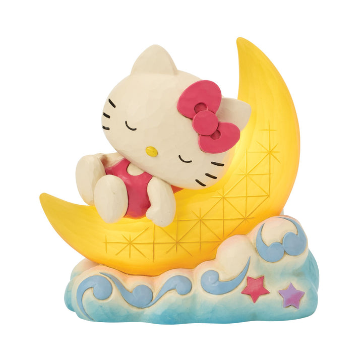 Sanrio by Jim Shore | Hello Kitty on LED Moon | Figurine