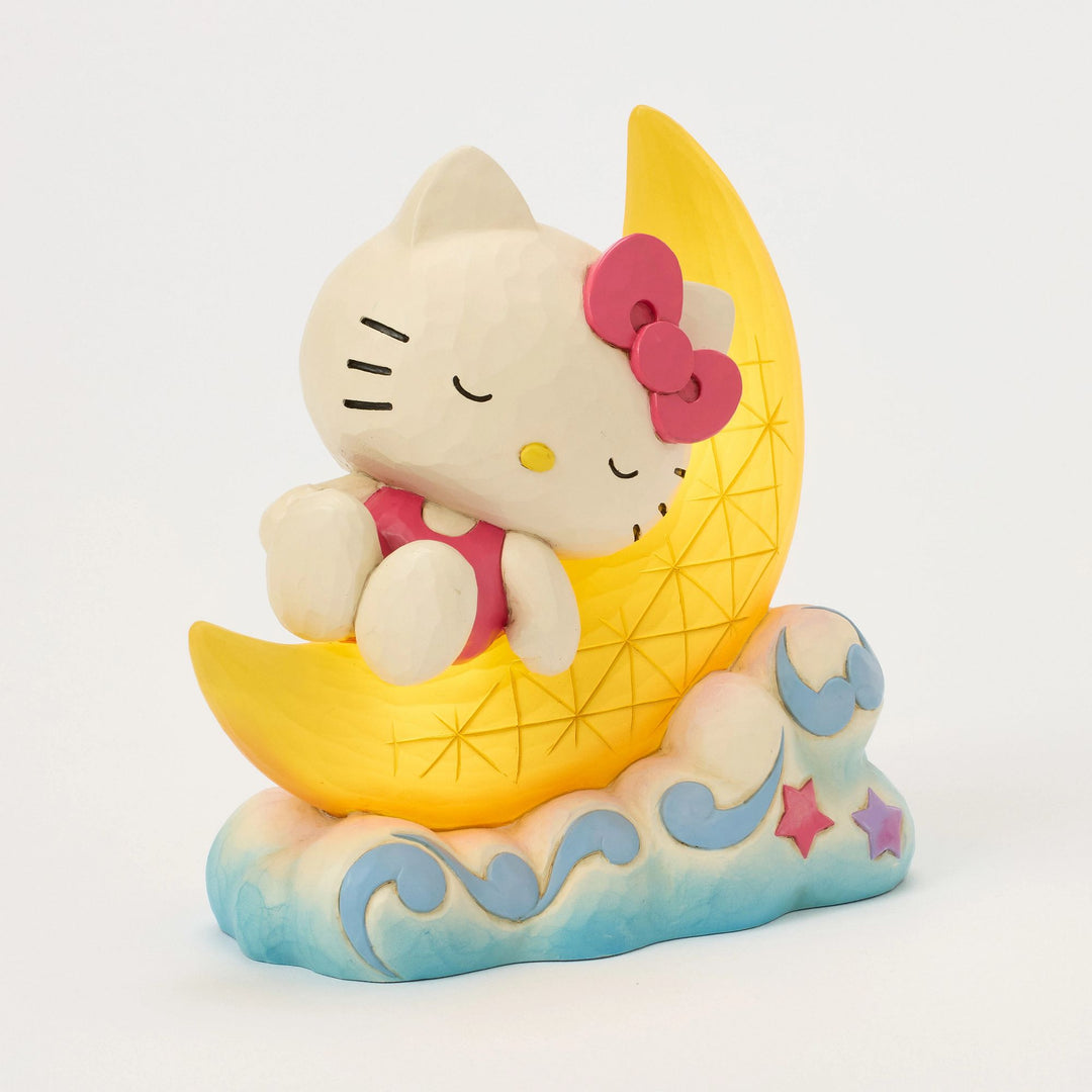 Sanrio by Jim Shore | Hello Kitty on LED Moon | Figurine