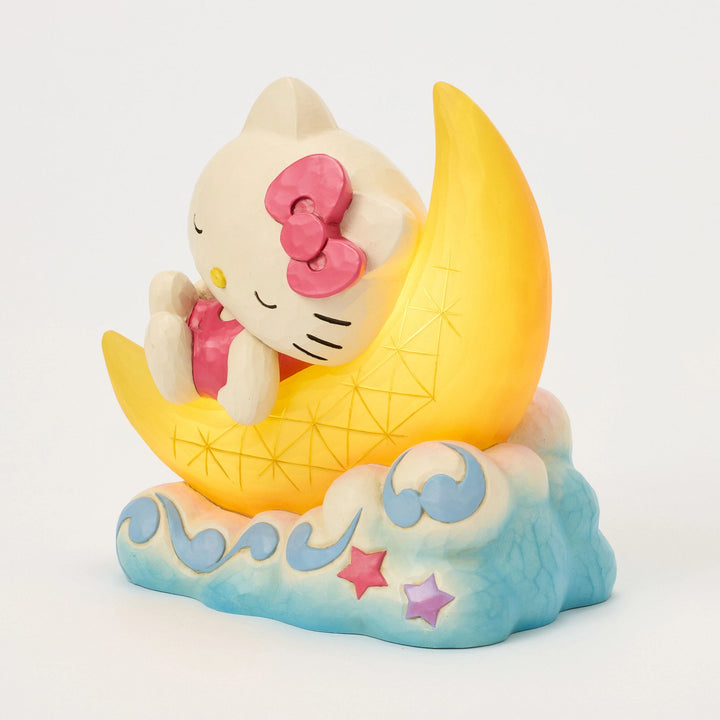 Sanrio by Jim Shore | Hello Kitty on LED Moon | Figurine