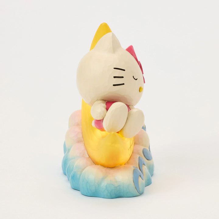 Sanrio by Jim Shore | Hello Kitty on LED Moon | Figurine