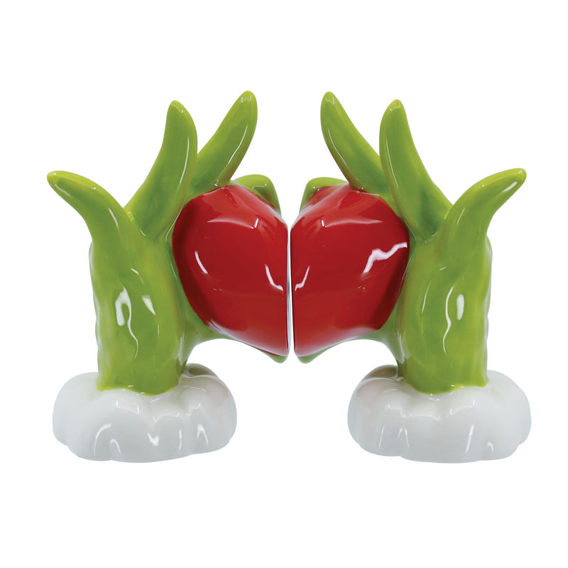 Grinch | Grinch Heart Hands S&P Set | Salt and Pepper