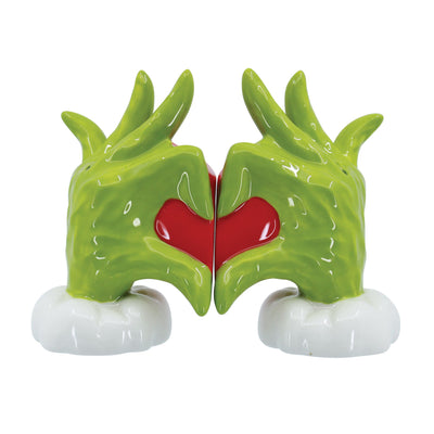 Grinch | Grinch Heart Hands S&P Set | Salt and Pepper