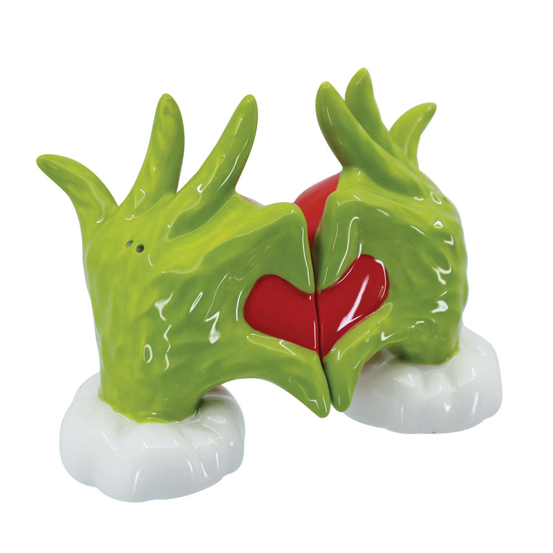 Grinch | Grinch Heart Hands S&P Set | Salt and Pepper