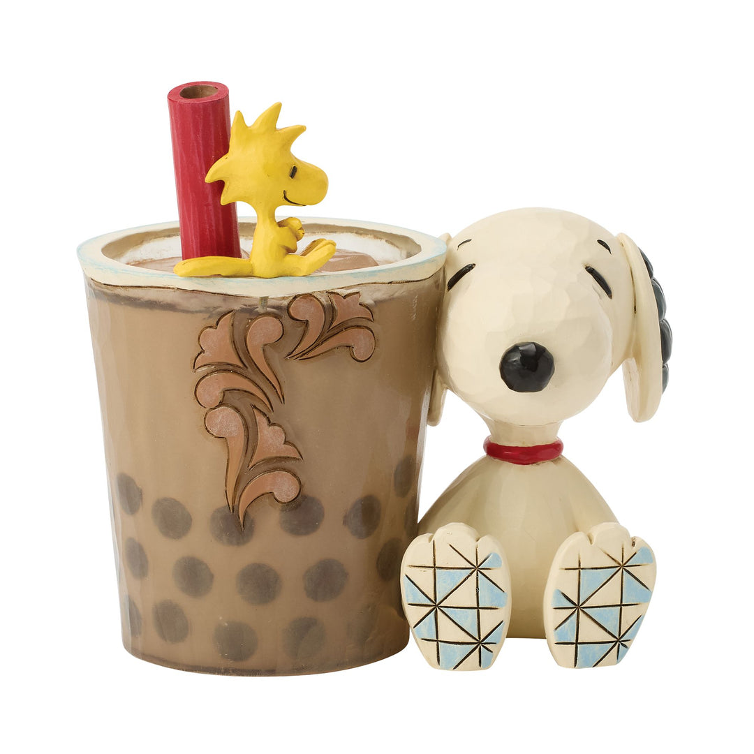 Peanuts by Jim Shore | Snoopy and Woodstock Boba | Figurine