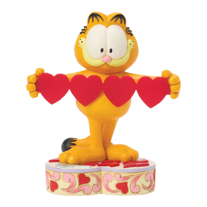 Garfield by Jim Shore | Garfield with Heart Garland | Figurine