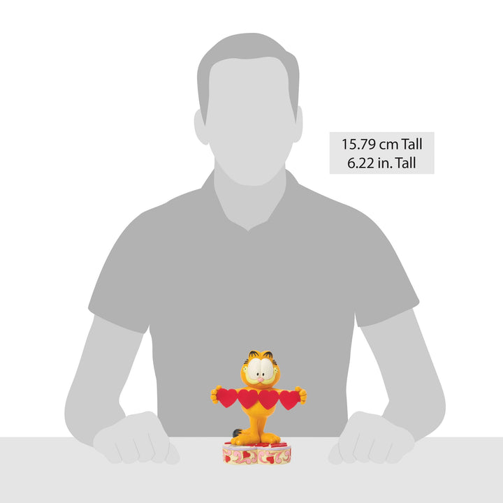 Garfield by Jim Shore | Garfield with Heart Garland | Figurine