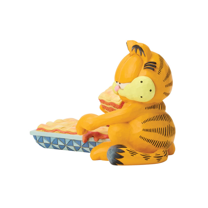 Garfield by Jim Shore | Garfield with Piece of Lasagna | Figurine
