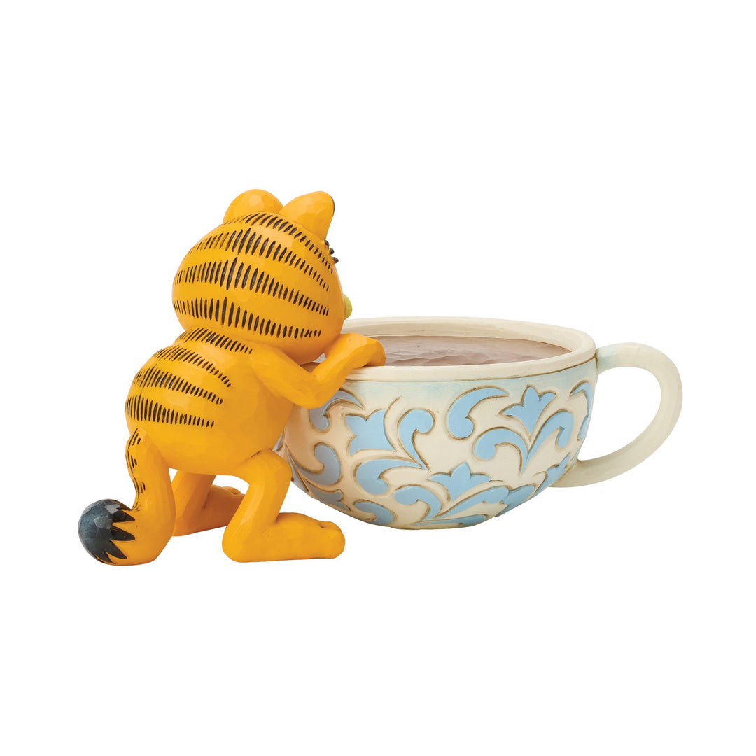 Garfield by Jim Shore | Garfield with Oversized Coffee | Figurine