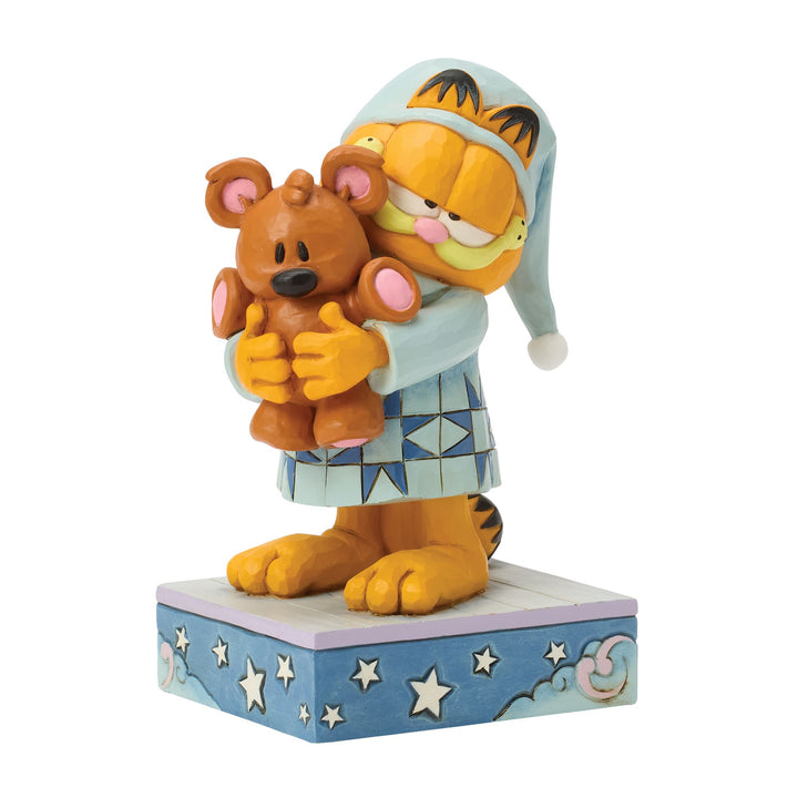 Garfield by Jim Shore | Sleepy Garfield with Pooky | Figurine