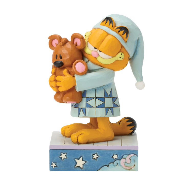 Garfield by Jim Shore | Sleepy Garfield with Pooky | Figurine
