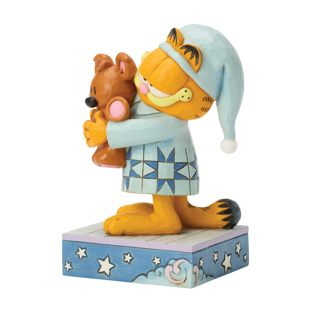 Garfield by Jim Shore | Sleepy Garfield with Pooky | Figurine