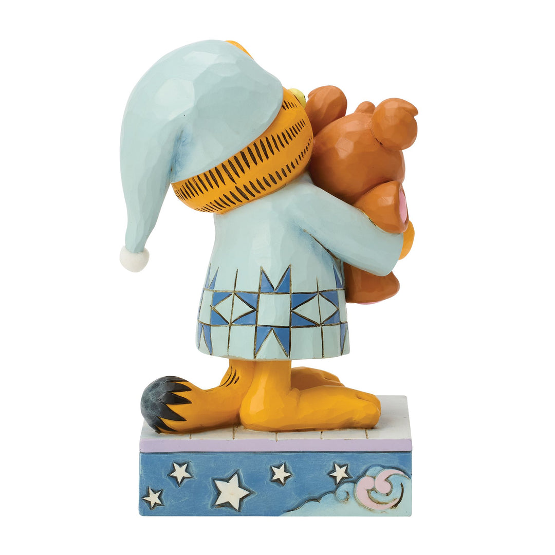 Garfield by Jim Shore | Sleepy Garfield with Pooky | Figurine