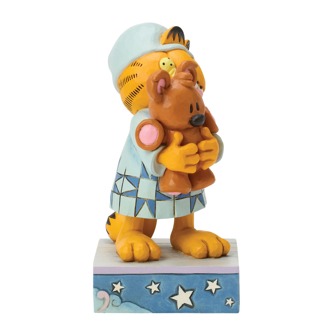 Garfield by Jim Shore | Sleepy Garfield with Pooky | Figurine